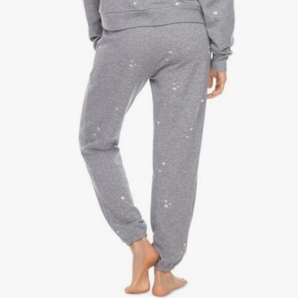 Honeydew Womens Hearts Sweatpants Jogger Pants Gray Size Small - Picture 2 of 2